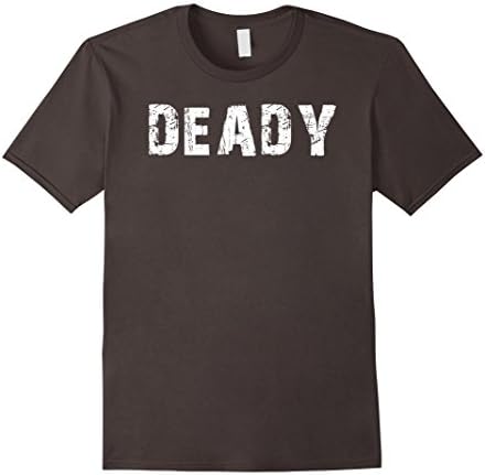Men's Deady And Mummy Funny Halloween Costume T-Shirt For Dads Tee 2XL Asphalt