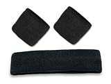 Head and Wrist band Set 100% Terry cloth (Many Colors Available)