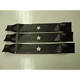 Set of 3, Replacement Blades For Blade Numbers 152443, 157033, 145708, 163819. 46' Deck, Craftsman, Poulan, Husqvarna, Wizard.