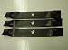 Set of 3, Replacement Blades For Blade Numbers 152443, 157033, 145708, 163819. 46" Deck, Craftsman, Poulan, Husqvarna, Wizard.
