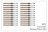 28mm Historicals - Weapons: Caesarean Roman Pilum (24)