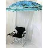 OASIS Deluxe Director Chair w/ Side Table and BIG UMBRELLA-3 Years Warranty-A FREE $19.99 VALUE POCKET UMBRELLA INCLUDED W/ PURCHASE...