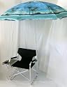 "FREE CHRISTMAS GIFT WRAP" OASIS Deluxe Director Chair w/ Side Table,Umbrella & Flashlight-3 Years Warranty