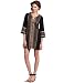 Velvet Women's Tiarna Aztec Embroidered Tunic Dress, Black, X-Large