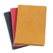 Traveler's Atlas & Journal, Genuine Calfskin Leather, 6"