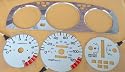 92 93 94 95 Honda Civic AT EX LX SI Glow Gauges and Bezel Trim Dash Kit