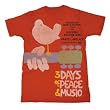 Woodstock - Upstate '69 Adult Fitted T-shirt in Red