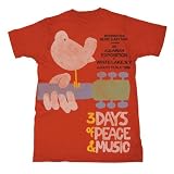 Woodstock - Upstate 69 Adult Fitted T-shirt in Red