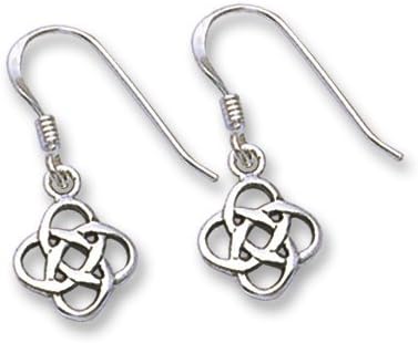 Heather Needham, Sterling Silver Celtic Knot Drop Earrings