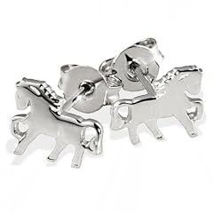 Goldmaid Damen-Charmohrstecker 925 Sterlingsilber Pferde Ch O4116S