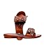 OKA b Madison in Copper with Leopard Ribbon ~ Size Medium