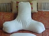 The Curvy Backrest Cover - white - 100% Cotton Patent Pending