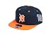 MLB Men's Detroit Tigers Blockhead Snapback Cap (Navy/Orange, ...