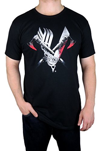 Vikings Logo T-shirt Black