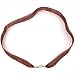Organza Ribbon Necklace Brown w Sterling Silver Clasp 17 Inch