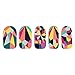 Tattify Geometric Nail Wraps - Urban Twilight (Set of 22)