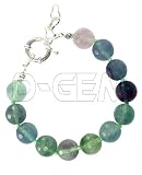 8mm facet Fluorite Bracelet