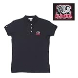 Alabama Crimson Tide NCAA Classic Pique Polo Shirt for Women (Black)