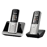 Siemens - Gigaset S790 Duo - T&eacute;l&eacute;phone sansfil DECT sans r&eacute;pondeur - Gris Acier