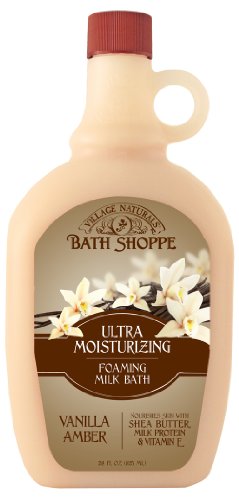 Village Naturals Bath Shoppe Vanilla Amber Milk Bath 28 fl oz