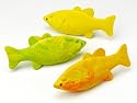 Ruff Dawg Flying Fish 100-Percent Rubber Dog Retrieval Toy, Colors Vary