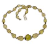 Collier ethnique en Argent fin et P�ridots - Bijou du Rajasthanpar ShalinIndia