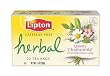 Lipton Herbal Tea, Quietly Chamomile, Tea Bags, 20-Count Boxes (Pack of 6)