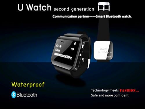 2014 New U Watch 2S Waterproof Smart Watch Phone Bluetooth Speakphone Smartwatch Phonebook Call MP3 Alarm For iPhone Samsung HTC Nokia Blackberry Sony SmartPhones