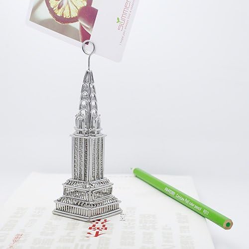 5" Chrysler Building Memo Clip Steel Wire Architectural New York City Model Replica