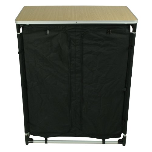 10T camBOX Multi Armoire de camping 6 casiers Noir