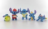 Figurines/Porte-clés Disney Lilo et Stitch Stitch (série de 5) BIMAGE