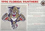 1996 Florida Panthers Official Patch on Team History Card