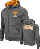 Tennessee Volunteers Charcoal Bootleg Full-Zip Fleece Hooded Sweatshirt