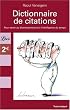 Librio: Dictionnaire De Citations