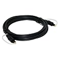 Protronix® Digtial Audio Fiber Optic Toslink Cable SPDIF, 10 Feet