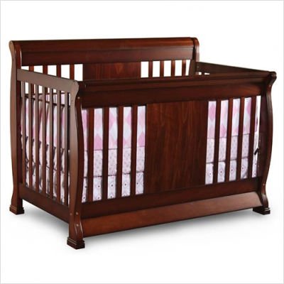 Nursery Smart 626-003-0109Set Chelsea 4-in-1 Convertible Crib Nursery Set in Mocha