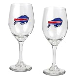 Buffalo Bills NFL 2pc Wine Glass Set - Primary Logo