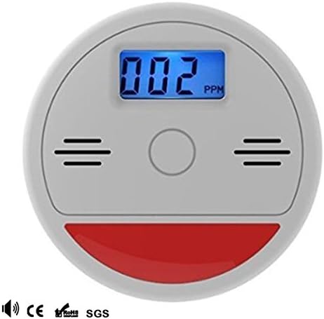 BYouker 3XAA 1.5V Carbon Monoxide Alarm ABS Material CD 85 Db Alarm Sound Precision Sensor Gas CO Alarm Tester Warn