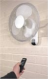 16 in Wall Mounted Fan And Remote