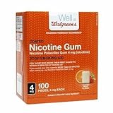 UPC 681131005760 product image for Walgreens Coated Nicotine Gum 4mg (Cinnamon, 160) | upcitemdb.com