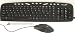 BLACK MULTIMEDIA KEYBOARD & MOUSE SOFT TOUCH USB & PS2