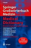 Springer Großwörterbuch Medizin - Medical Dictionary Deutsch-Englisch / English-German (Springer-Wörterbuch) (German and English Edition)