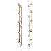 18k Two Tone Gold White and Pink Diamond Earrings (GH, SI, 0.56 carat)