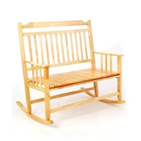 Indoor/Outdoor Double Rocker - Natural by 