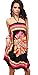 Honeystore Women's Boho Sunflower Print Summer Island Beach Casual Dress Black M