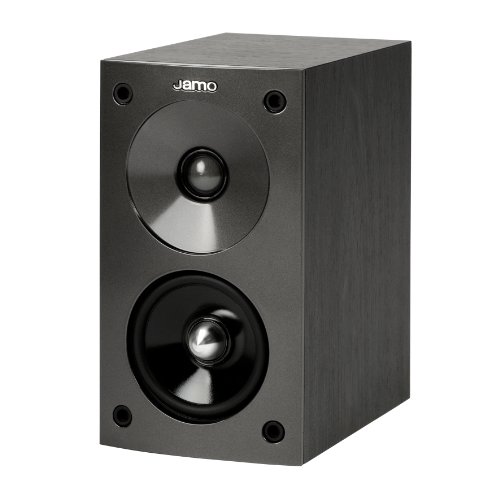 Jamo S 602 Bookshelf Speaker, (Black, Pair)