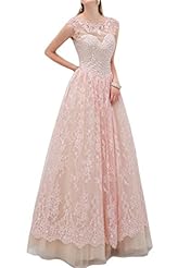Sleeveless Tulle Lace Open-Back Jeweled Floral Print Evening Dress/Prom Dress 