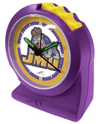 James Madison Dukes JMU NCAA Gripper Alarm Clock