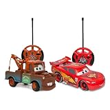 Air Hogs Radio Control Cars 2 1:24 Scale Vehicle - Lightning Mcqueen and Mater