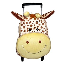 Kids Giraffe Pull-a-long Backpack Plush by Sassafras Enterprises